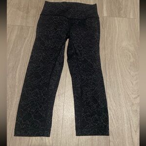 lululemon athletica Black Patterned Leggings